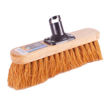 Load image into Gallery viewer, Natural Coco Soft Bristled Yard Brush