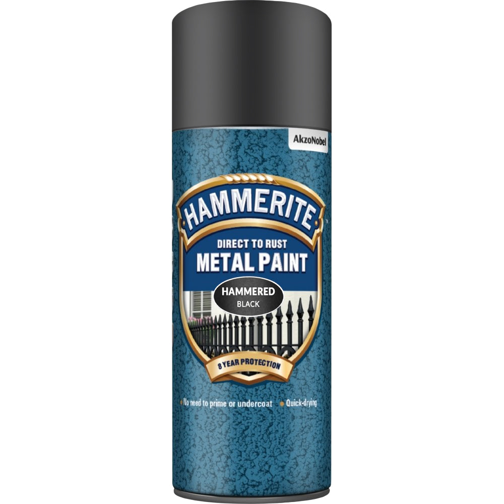 Black Hammered Metal Spray Paint
