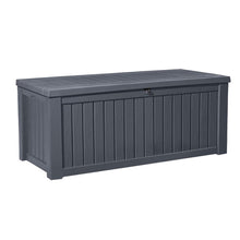 Load image into Gallery viewer, Keter Rockwood Outdoor Grey Storage Box 570L

