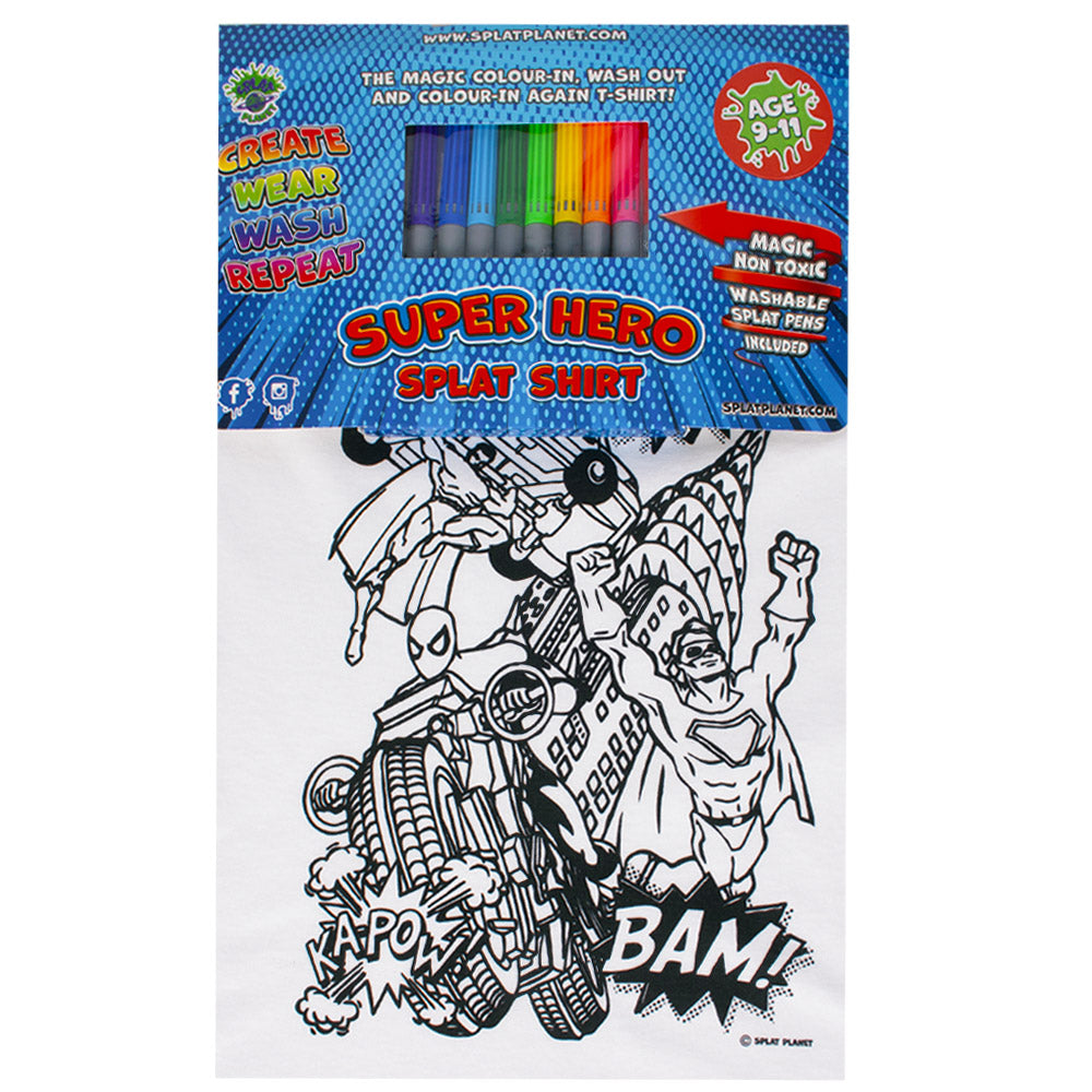 Children's Fruit The Loom Colour-In T-Shirts
