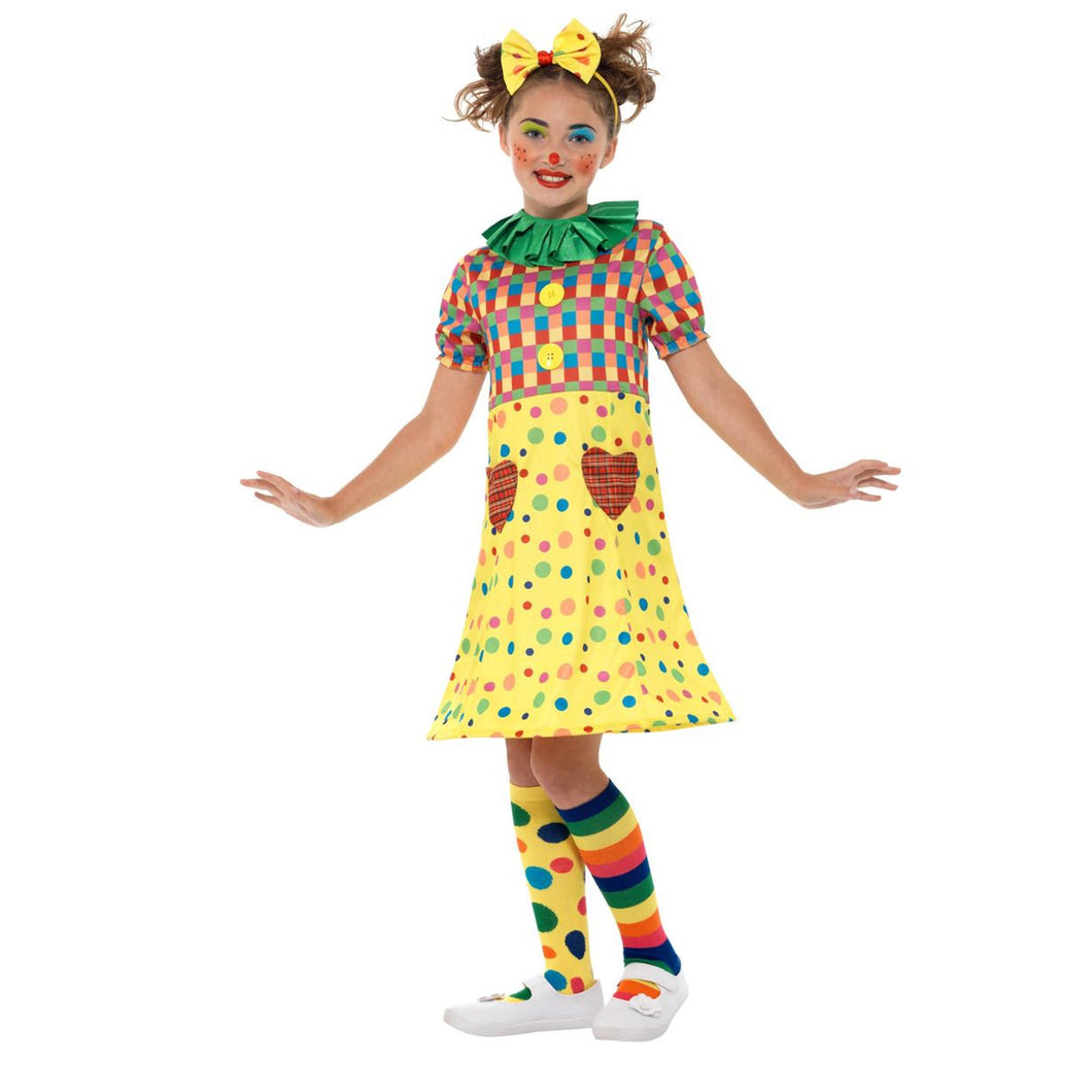 Smiffys Girl Clown Costume Multi-Coloured
