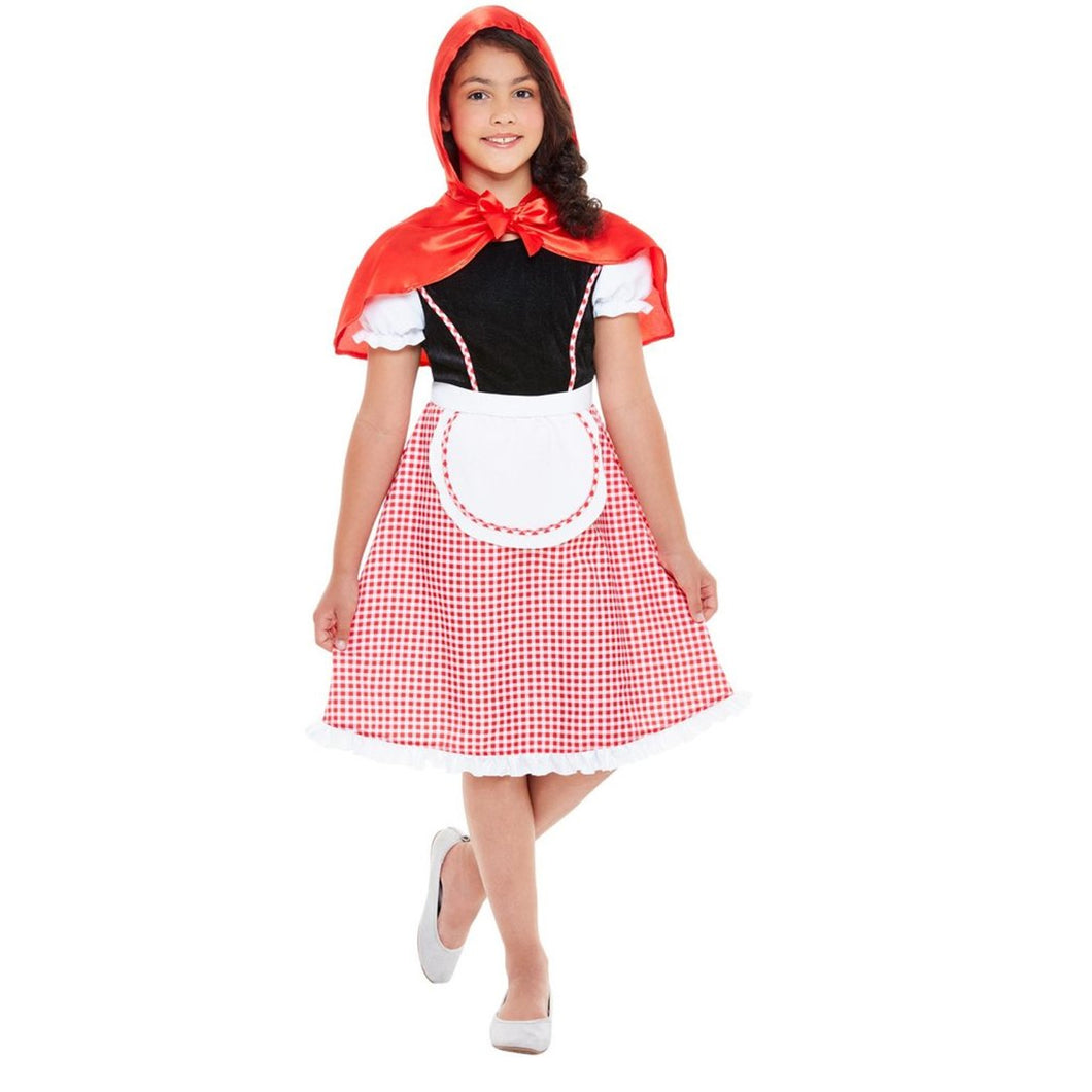 Smiffys Child Deluxe Red Riding Hood Fancy Dress Costume