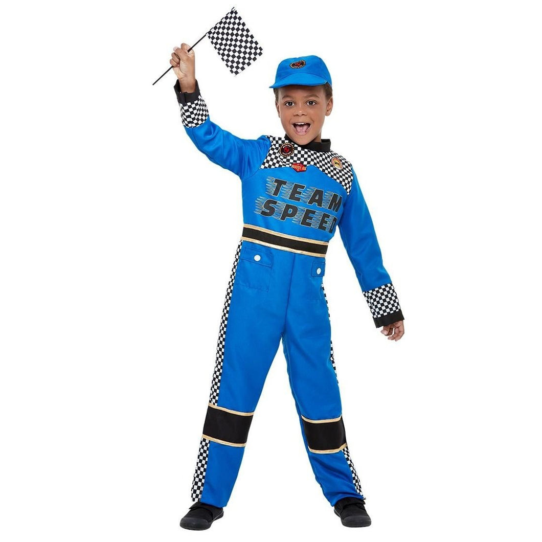 Smiffys Boys Racing Car Driver Costume