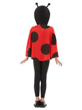 Load image into Gallery viewer, Smiffys Child Ladybird Hooded Cape Black &amp; Red 
