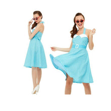 Load image into Gallery viewer, Smiffys Adults 50S Pin Up Costume Blue

