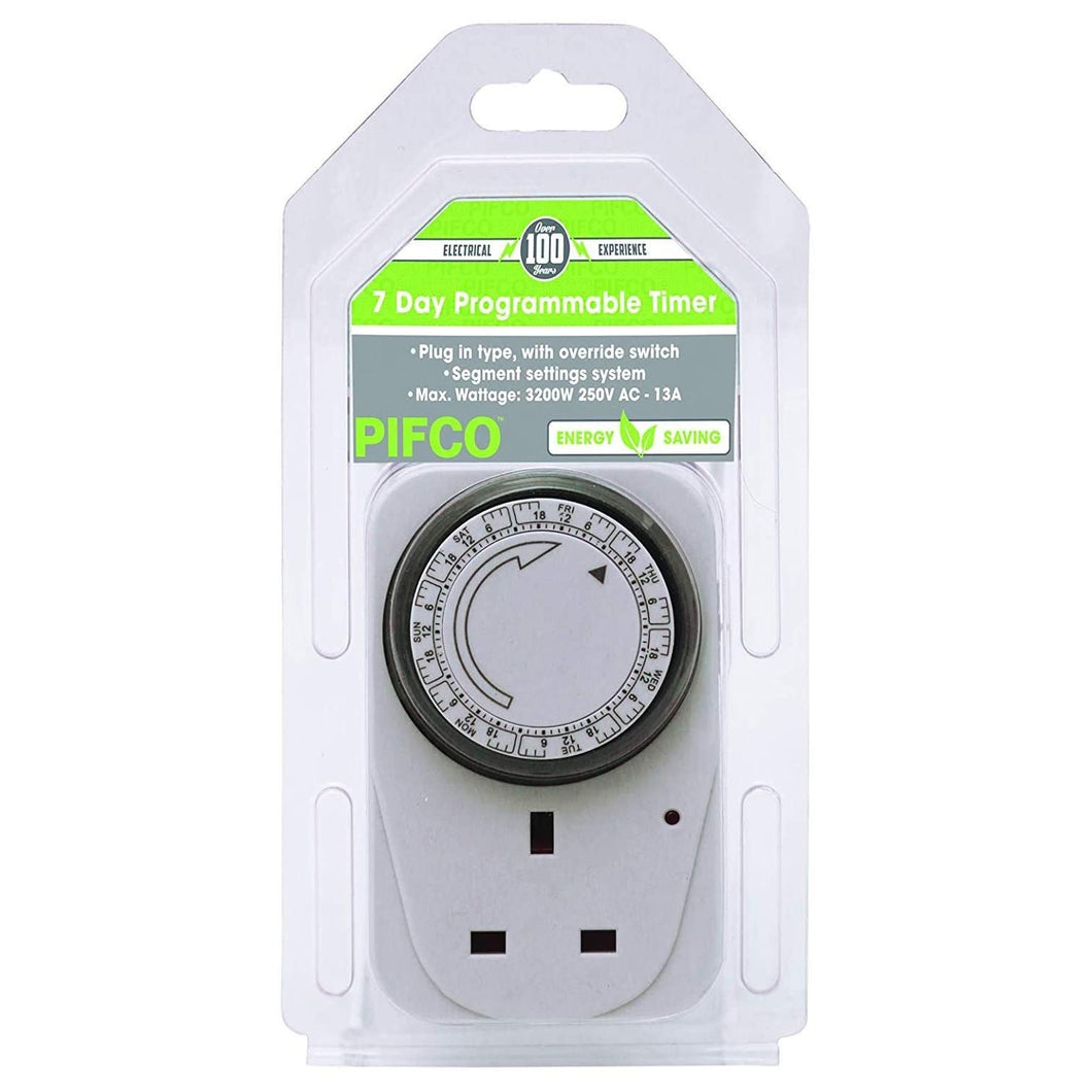 Pifico Plug In 7 Day Programmable Timer
