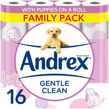 Load image into Gallery viewer, Andrex Gentle Clean Toilet Roll 16pk
