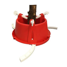 Load image into Gallery viewer, Bertie Red Santa Suit Christmas Tree Stand
