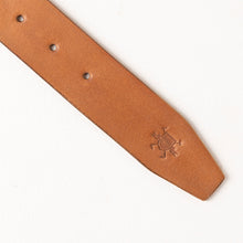 Load image into Gallery viewer, Mens Tan Leather Belt