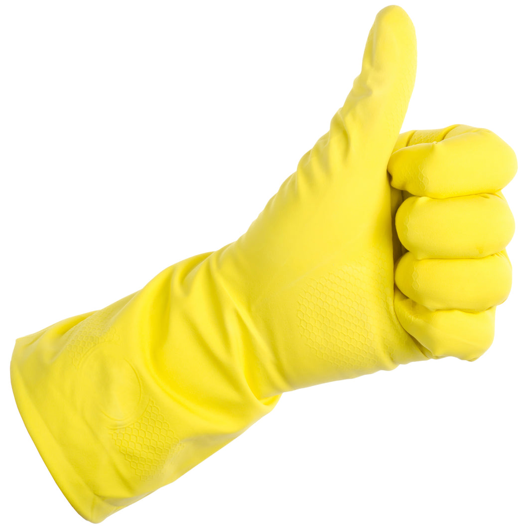 Thumbs Up Rubber Gloves