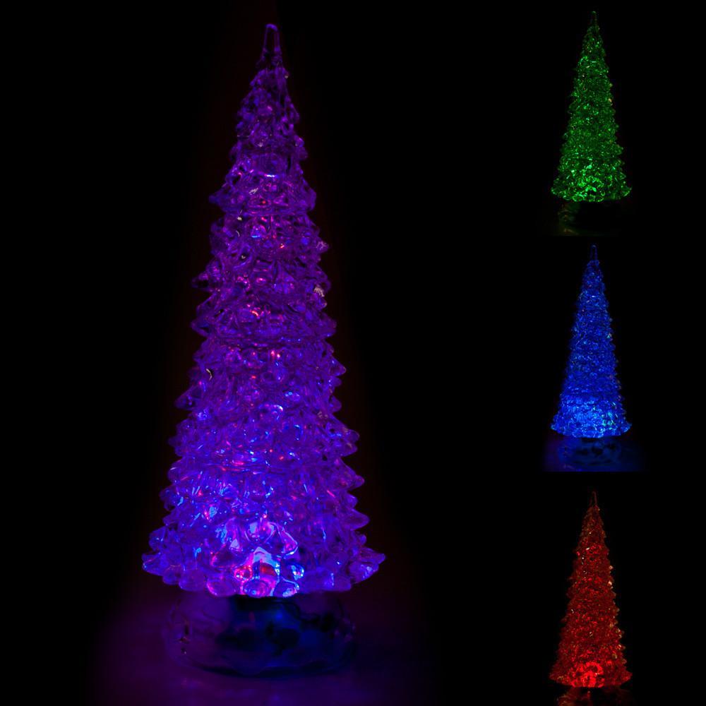 Colour Changing Glitter Christmas Tree