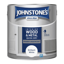 Load image into Gallery viewer, Johnstone&#39;s Hardwearing Undercoat Brilliant White Paint
