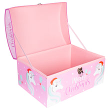 Load image into Gallery viewer, Pink Unicorn Christmas Eve Gift Chest
