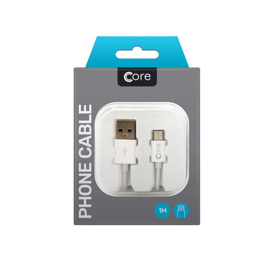 Core Phone Micro USB Cable 1m