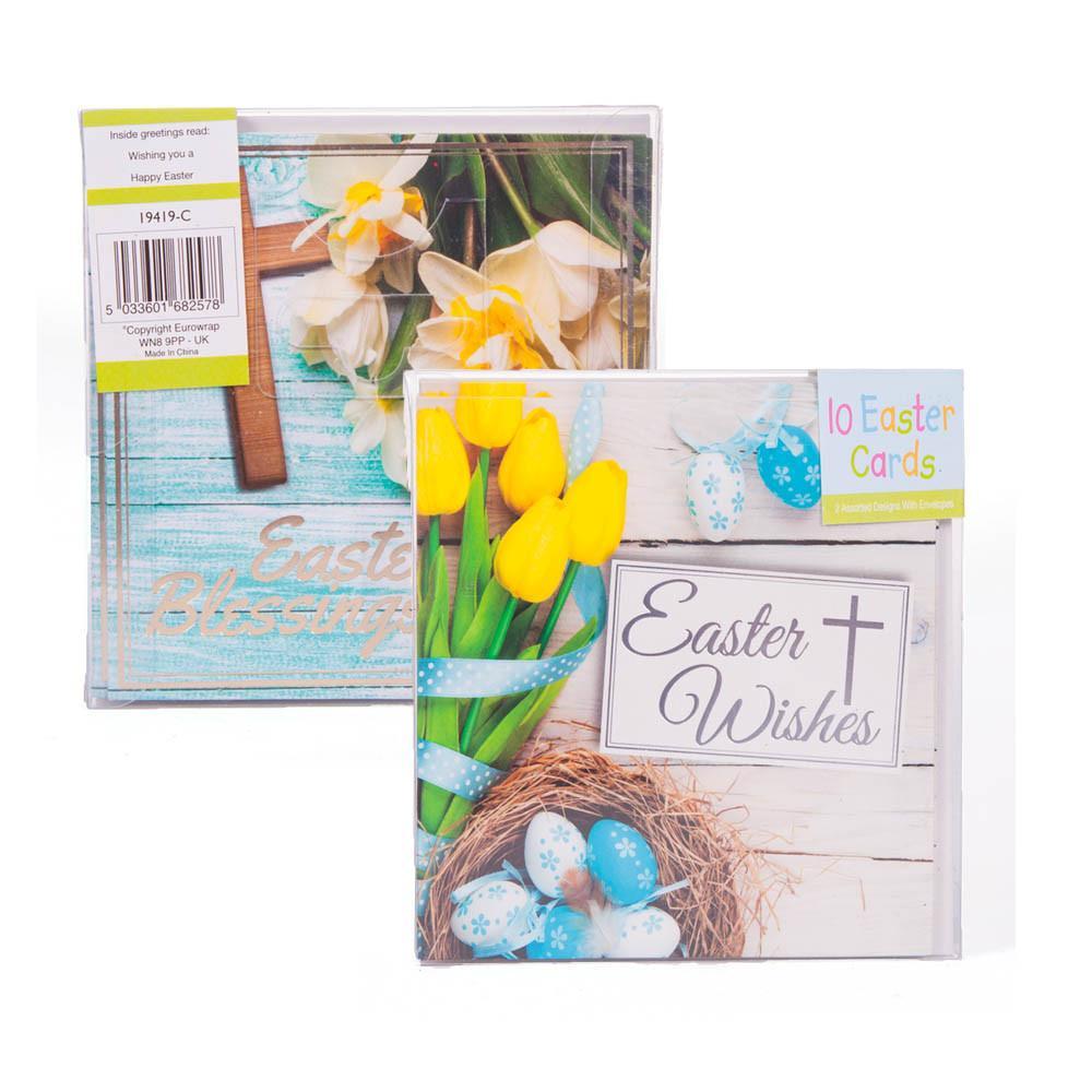 10pk Easter Cards
