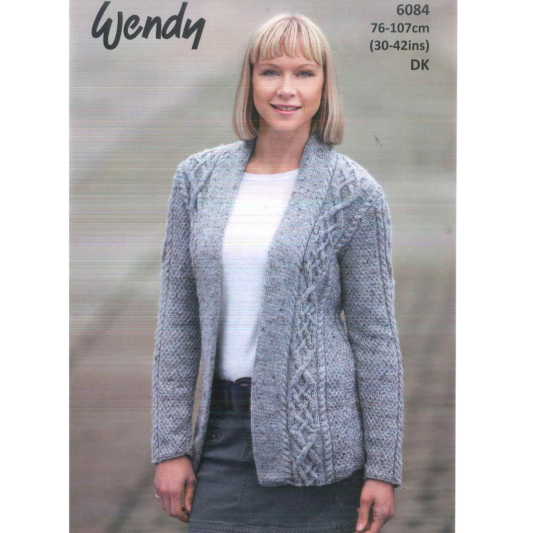 Jacket Wendy 6084 Knitting Pattern
