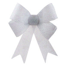 Load image into Gallery viewer, Tinsel Bow 37x49x13cm - White
