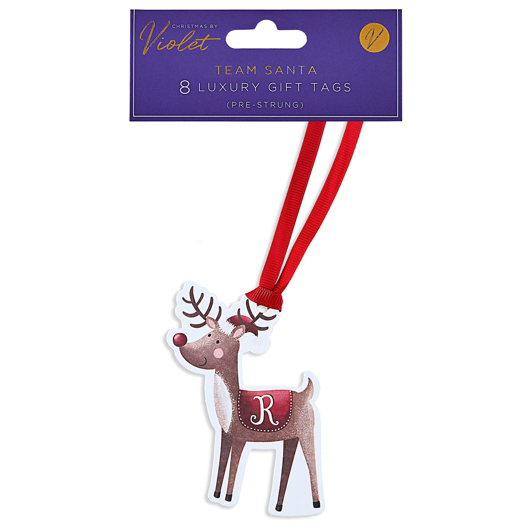 Design By Violet Team Santa Gift Tags 8 Pack