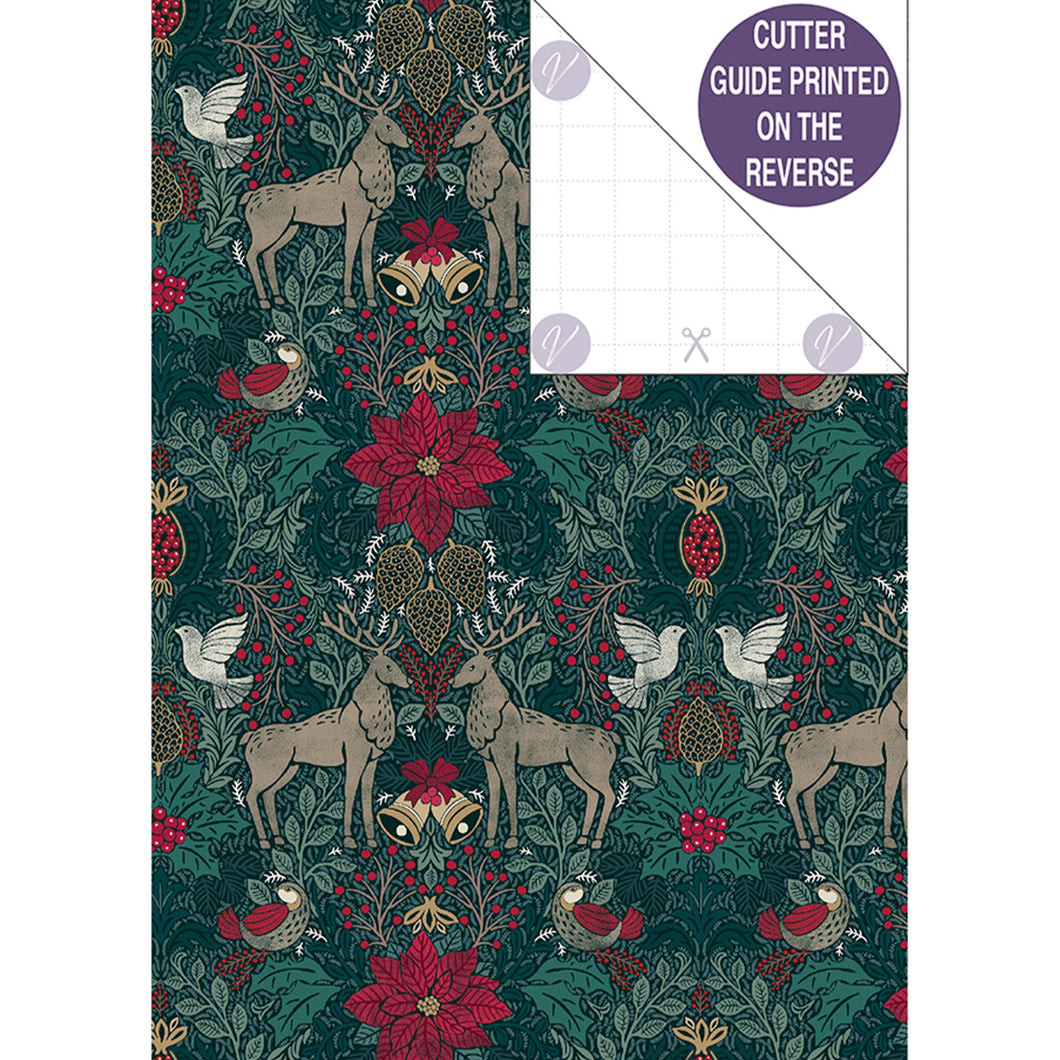 Christmas Retreat Wrapping Paper 3 Metres