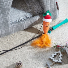 Load image into Gallery viewer, Zoon Nip-it Santa Carrot Tickle Stick