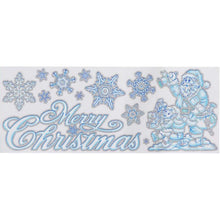 Load image into Gallery viewer, Snow Glitter Window Stickers Assorted
