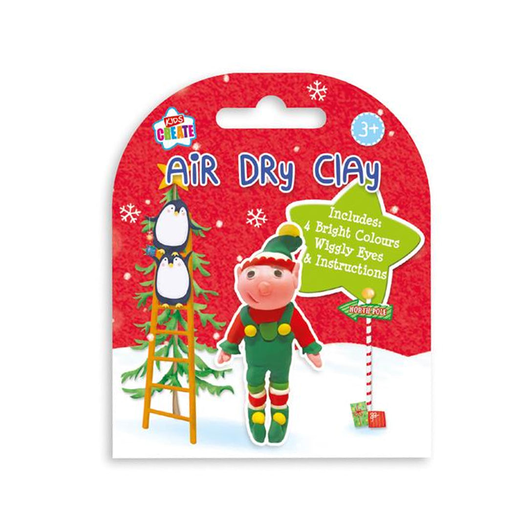 Kids Create Christmas Elf Air Dry Clay