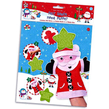 Load image into Gallery viewer, Make Your Own Felt Santa Hand Puppet
