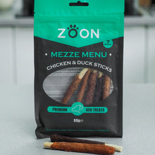 Load image into Gallery viewer, Zoon Mezze Menu Chicken &amp; Duck Sticks 95g 7 Pack