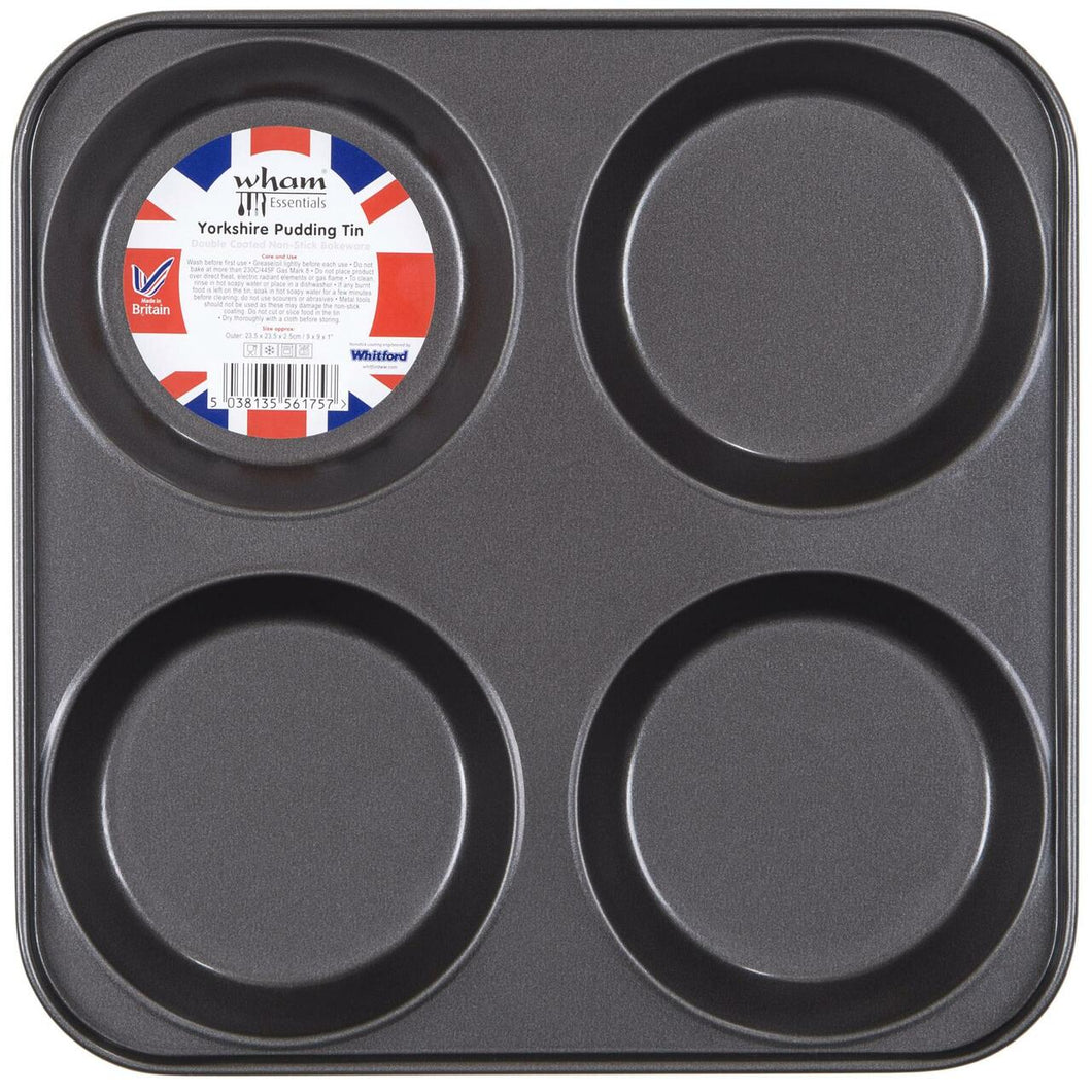 Yorkshire Pudding Tray Dish  4 Cup Hold