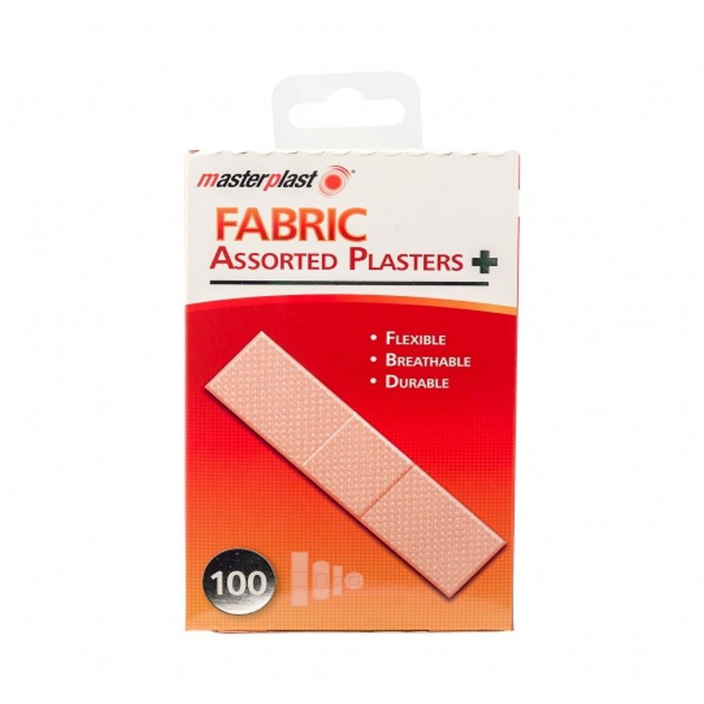 100 fabric assorted plasters