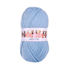 Load image into Gallery viewer, Blue - Baby 4 Ply Wool
