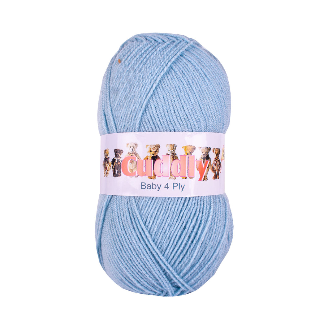 Blue - Baby 4 Ply Wool