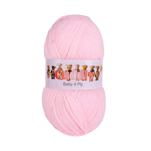 Load image into Gallery viewer, Pink - Baby 4 Ply Wool
