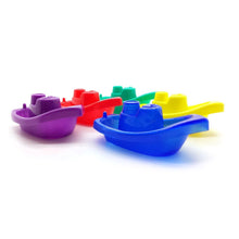 Load image into Gallery viewer, Lets Play Bath Boats 5pk
