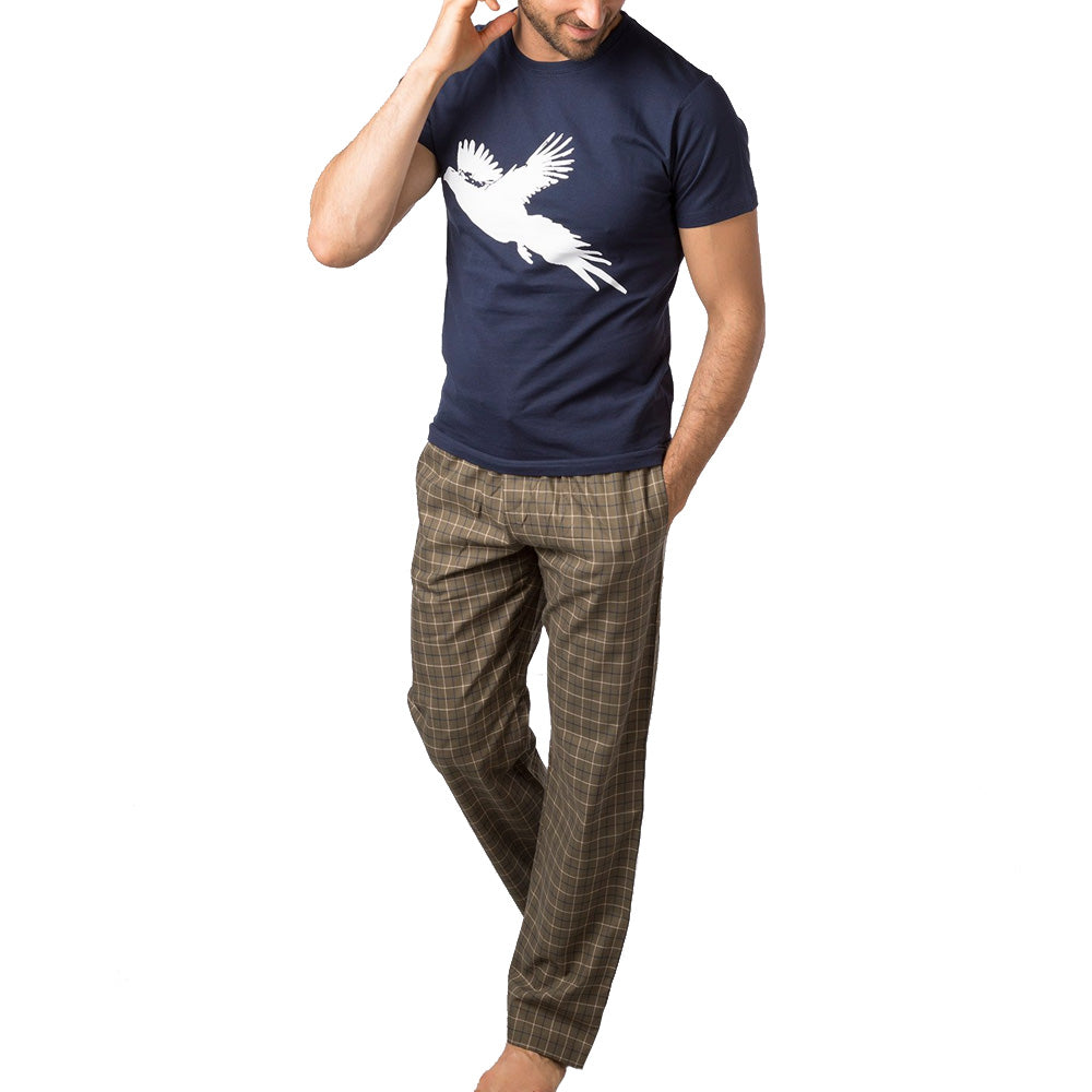 Percy Pheasant Print Pyjama Set