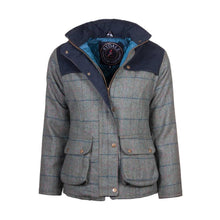Load image into Gallery viewer, Bramham Short Tweed Jacket Blue Check
