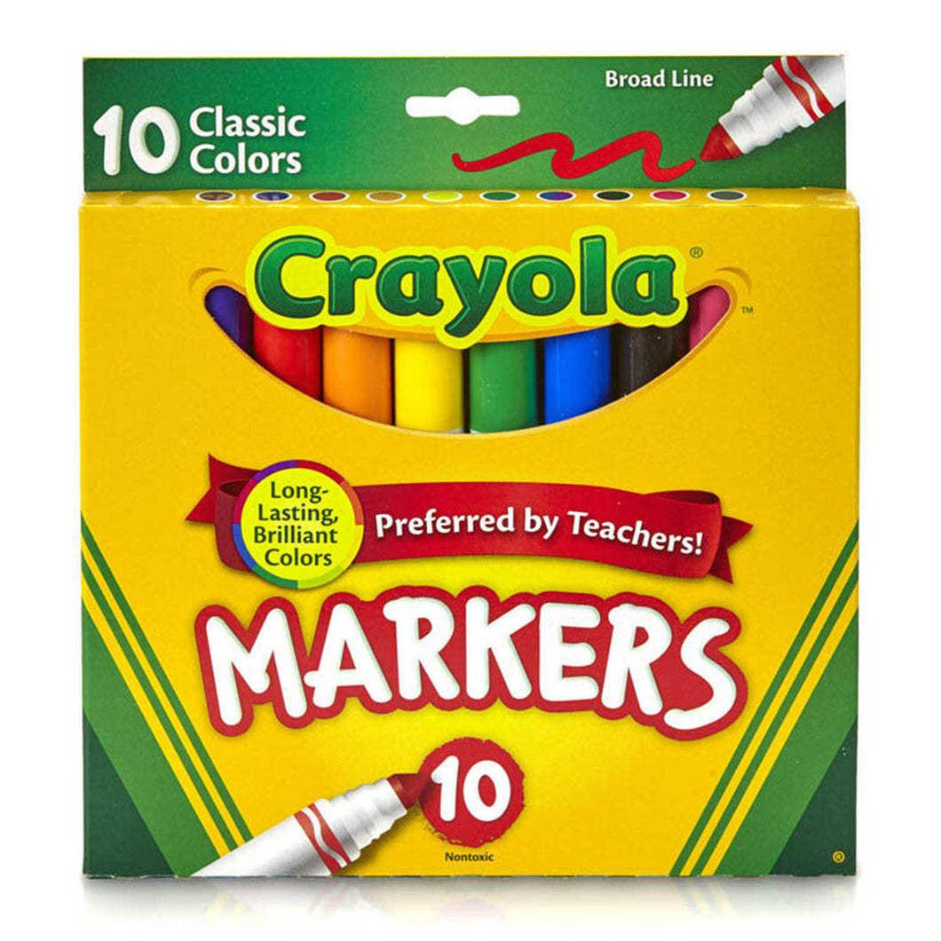 Crayola Broad Marker 10PK