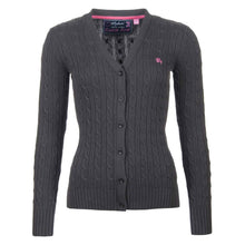 Load image into Gallery viewer, Ladies Cable Knit Cardigan Sweater
