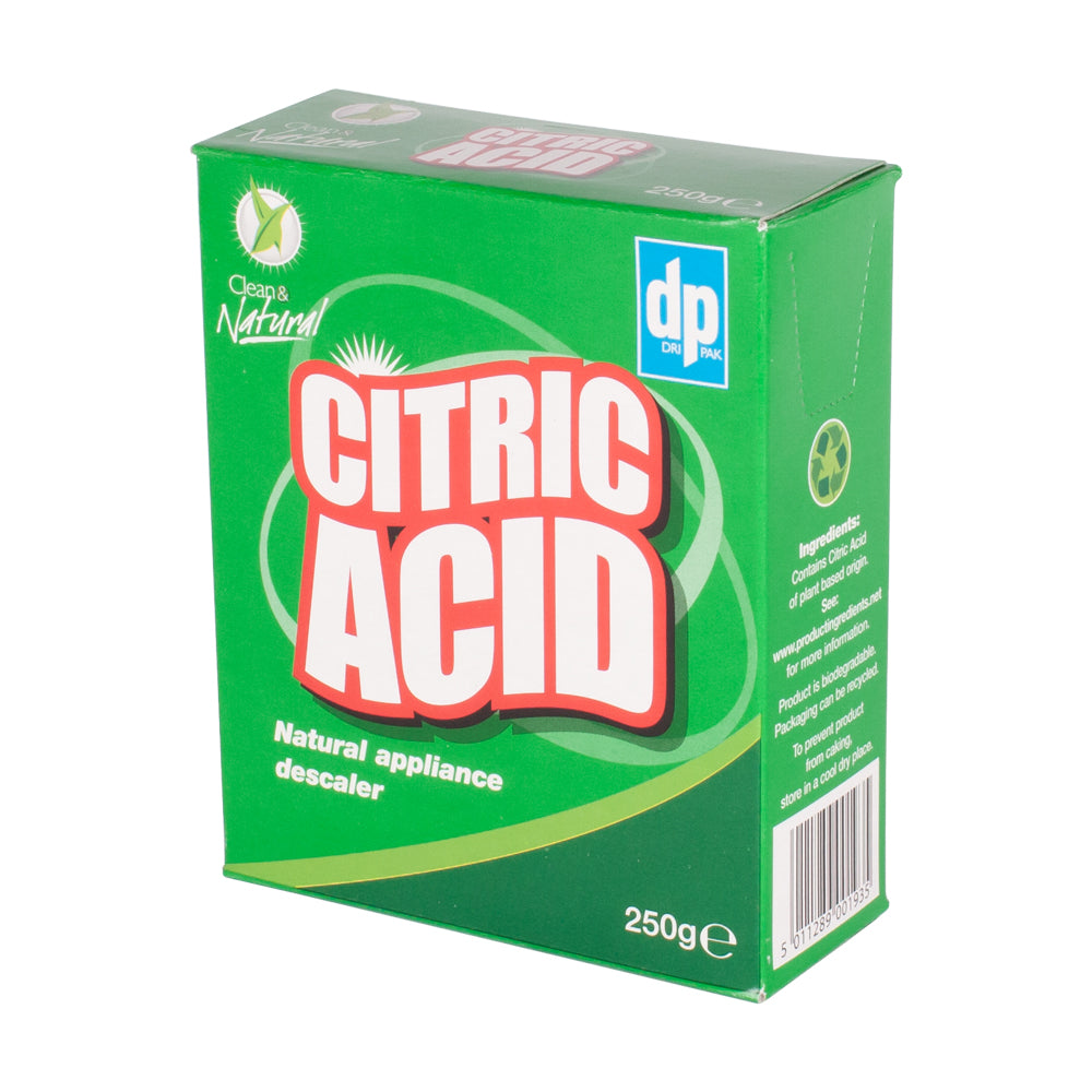 Keep appliances clean and clear from limescale with regular use from this Dri Pak Citric Acid. Ideal for Washing Machines, dishwashers, Kettles and Irons to keep them in good working order.