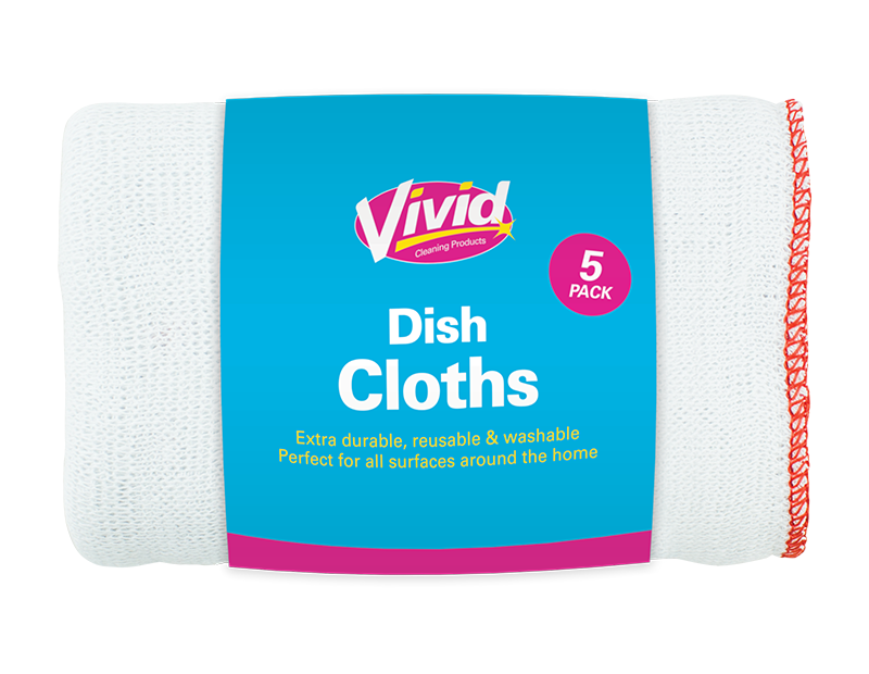 Dish Cloths 5 Pack