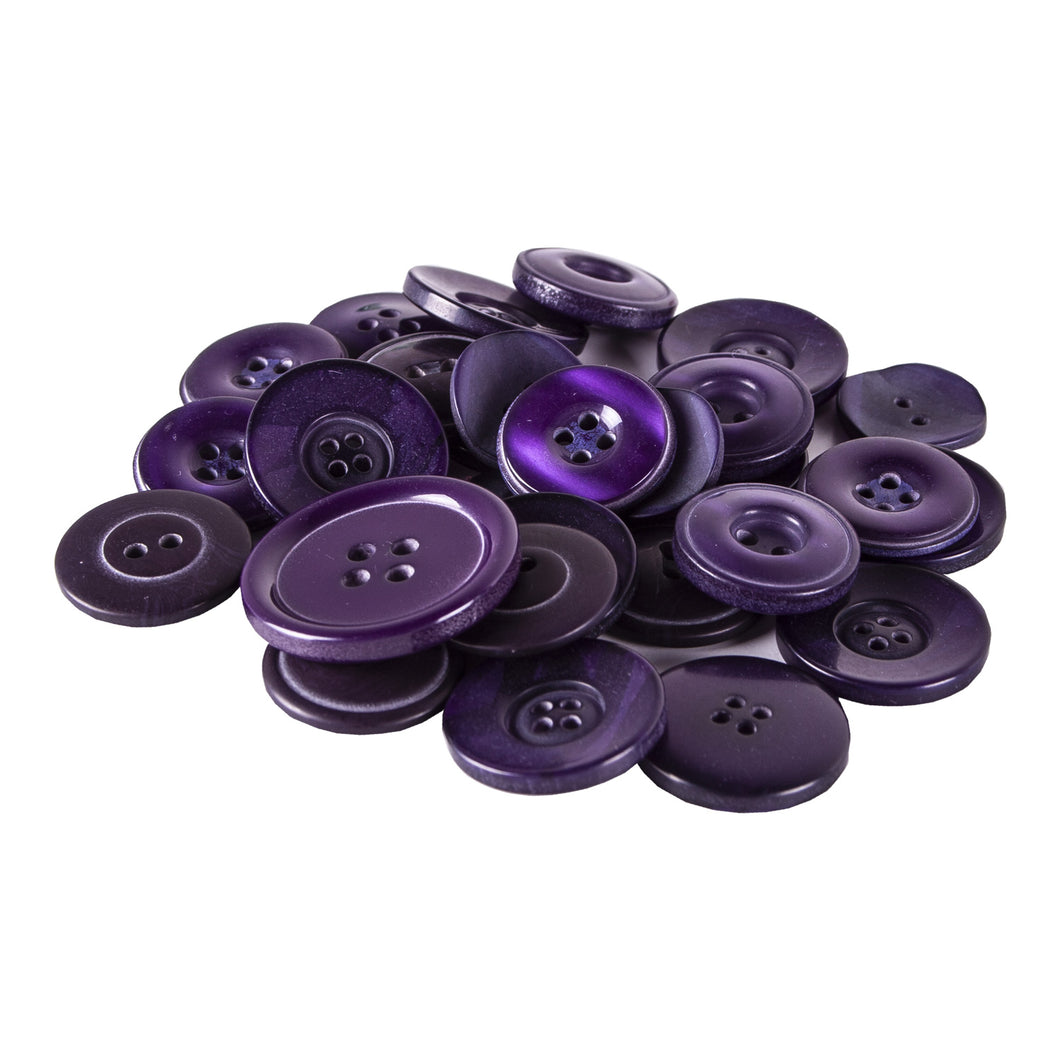 Purple Coloured Buttons