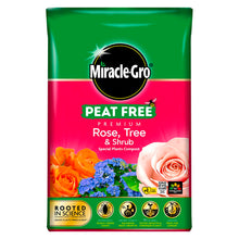 Load image into Gallery viewer, Miracle-Gro Rose, Tree &amp; Shrub Peat Free Compost 40L
