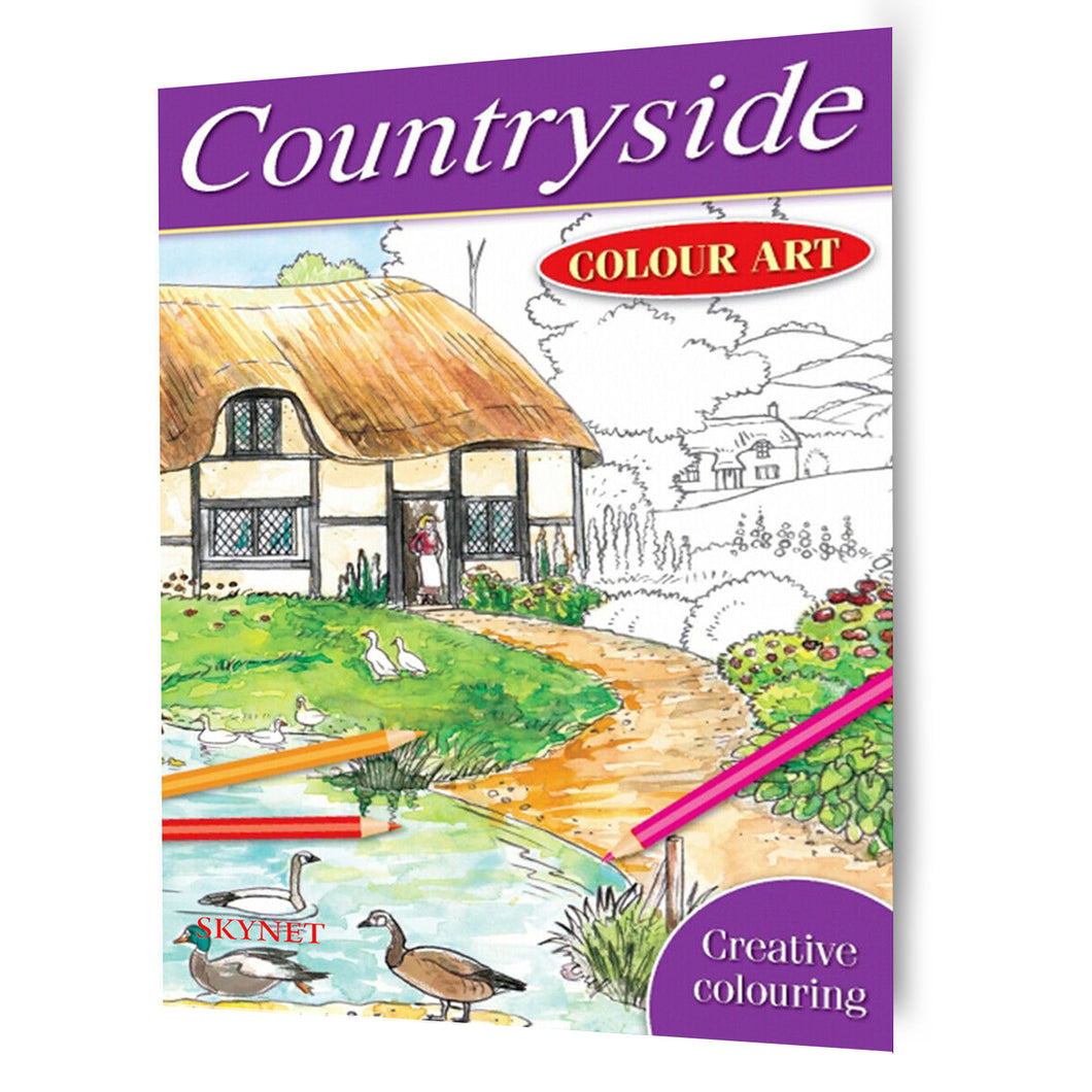 Countryside Art A4 Colouring Book