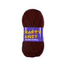 Load image into Gallery viewer, Brown - Crafty Knit Double Knitting Wool