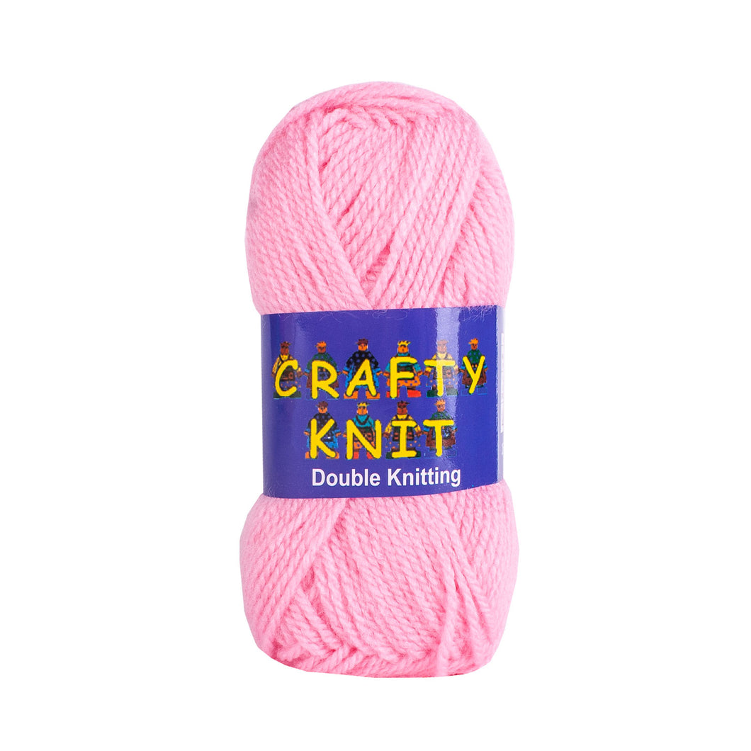 Light Pink - Crafty Knit Double Knitting Wool