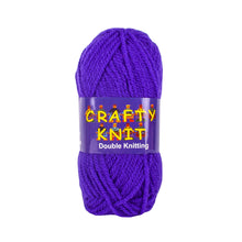 Load image into Gallery viewer, Purple - Crafty Knit Double Knitting Wool