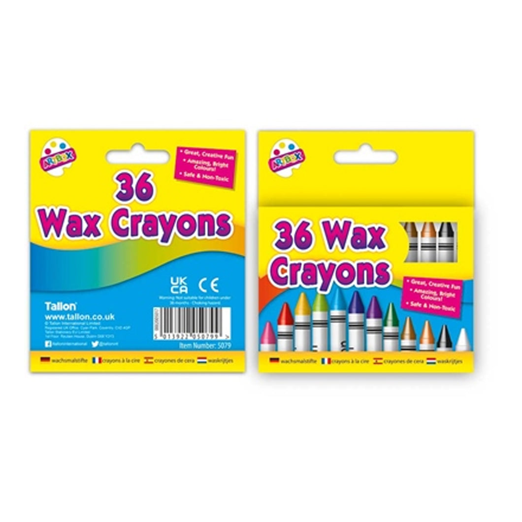Artbox Wax Crayons 36 Pack