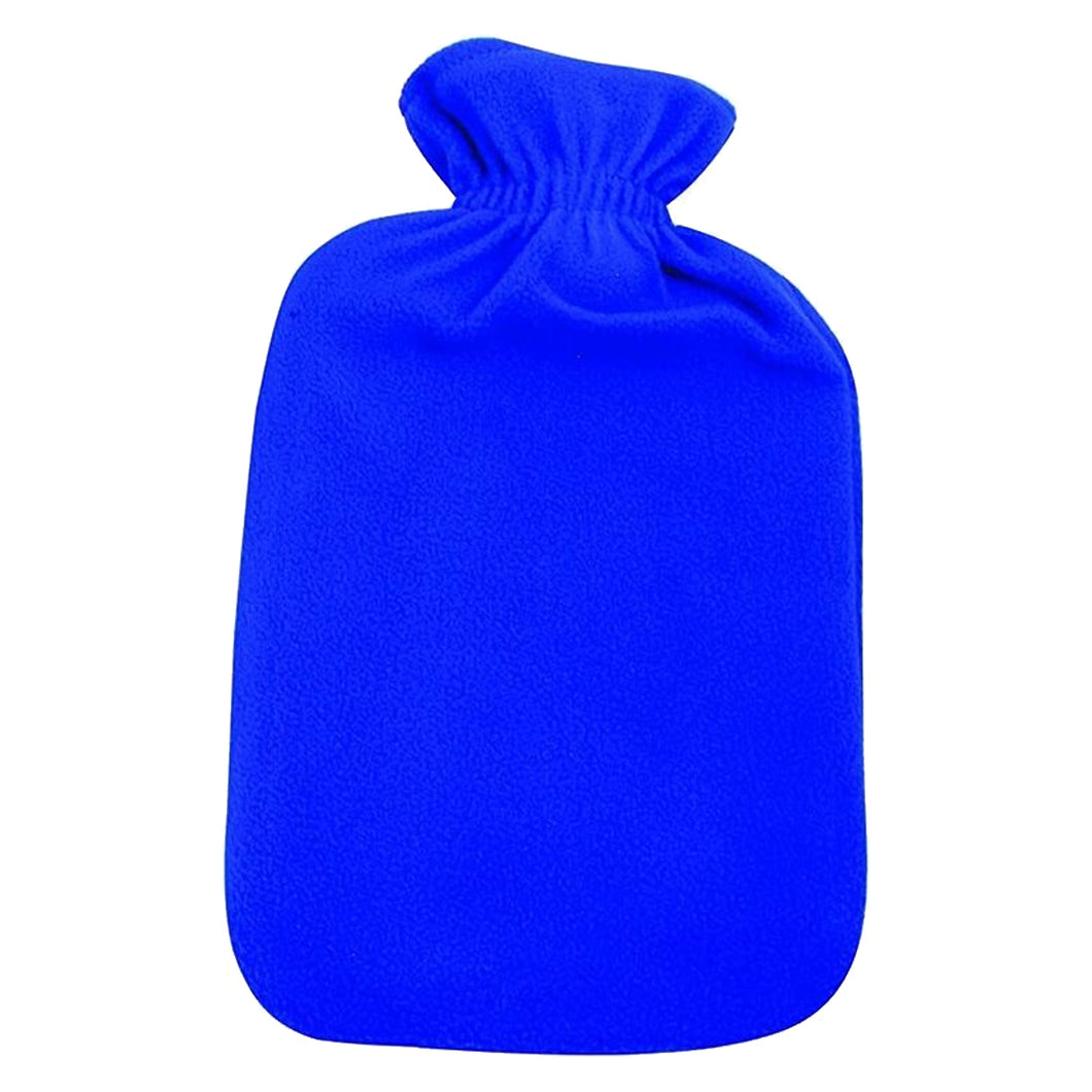 Hot Water Bottle And Cover Blue