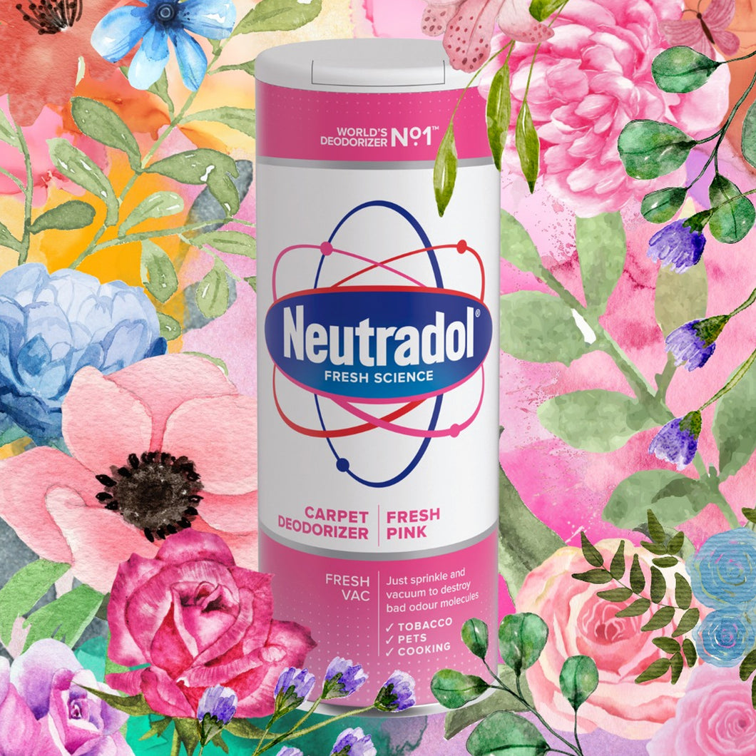 Neutradol Fresh Pink Carpet Deodoriser 350g
