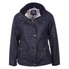 Load image into Gallery viewer, Gayle II Short Waxed Jacket Navy
